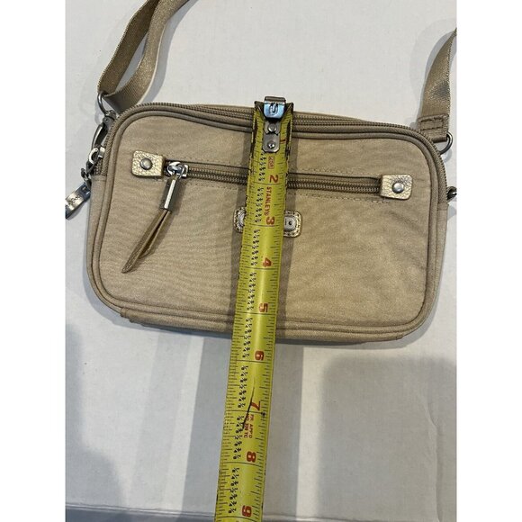 BAGGALLINI RFID Festival Travel Small Crossbody Bag, Tan - Picture 10 of 12